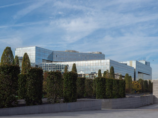 immeuble dans les jardins André Citroën à Paris