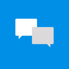 Illustration Vector: Bubble dialog box chatting template 