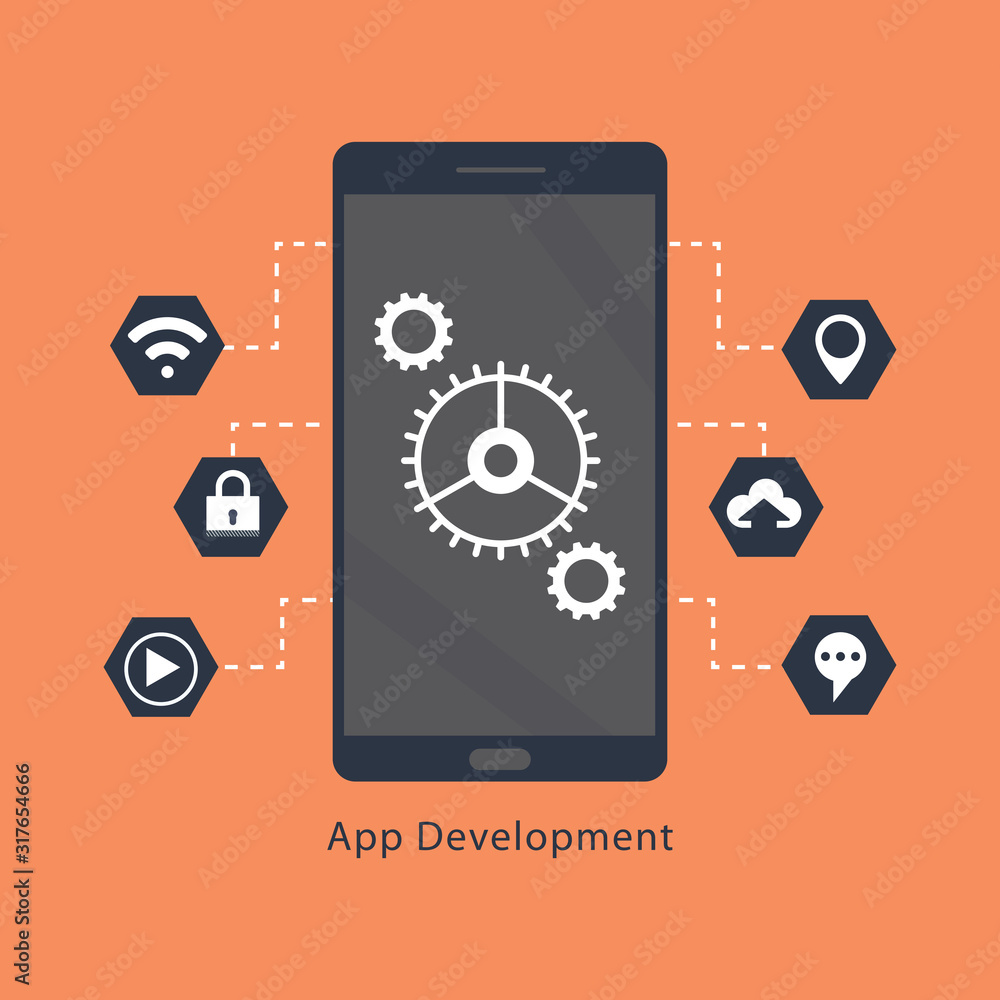 Poster mobile and software app design and development