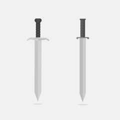 Sword Illustration. Simple sword icon. Sword vector icon