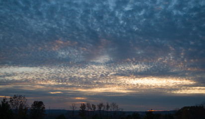Fototapeta na wymiar Sunset Clouds