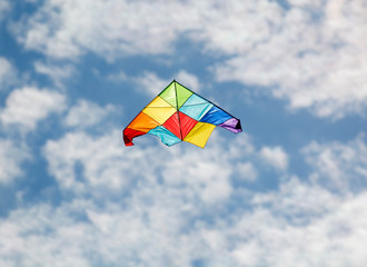 Colorful Kite Flying in the sky, Bondi Beach Sydney