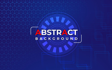 Digital Hexagon  Abstract background