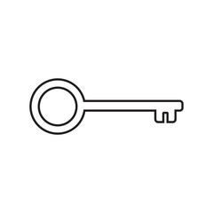 Key icon vector symbol design