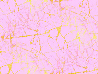 Marble slab with golden veins. Abstract background.