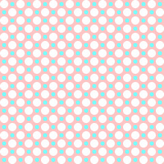 Baby pattern vector. Polka dot background. Eps10.