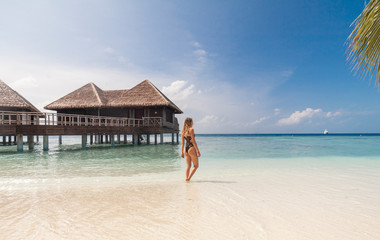 tropical beach in maldives