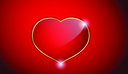 Fototapeta na wymiar Valentine's day background with hearts. Vector illustration