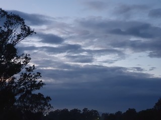 clouds in the sky