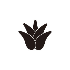 Agave vector icon illustration sign