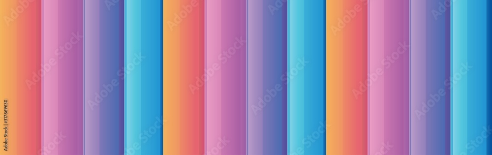 Poster abstract colored bars background overlap layer