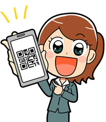 イラスト素材 かわいい 女性 表情 疑問 はてな Wall Mural はしもとあやね えな屋
