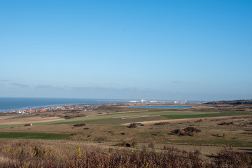 Fototapeta premium Calais vu du Blanc-Nez