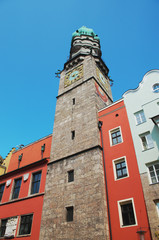 Obraz premium Innbruck, Austria - Detail of an old building