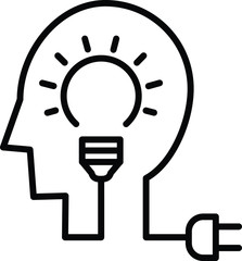 Potential icon, vector illustration