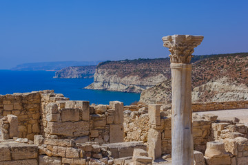 Ancient Kourion archaeological site in Limassol Cyprus