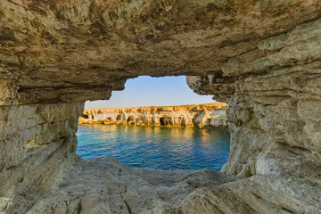 Famous Sea Caves in Ayia Napa Cyprus