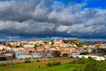 Panoramaansicht Silves, Algarve/Portugal