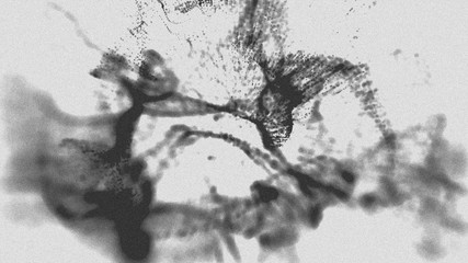 Fototapeta premium Abstract Dust Particles Background. Bokeh Particles Background. Negative Effect