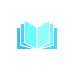 Book logo literature education knowledge library read paper study page vector learning school university bookstore science publish reading dictionary learn collage notebook