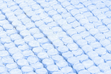  surface of the spring block of the sleeping mattress.