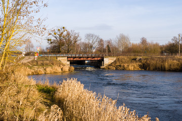Fototapeta na wymiar Kanał Rudzki, Biebrzański Park Narodowy, Podlasie, Polska