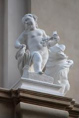 baroque statue in vienna (austria)