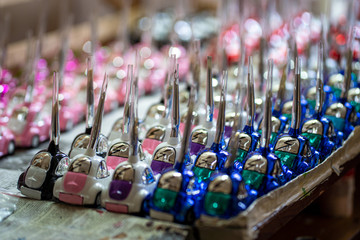 Small production of handmade Christmas toys