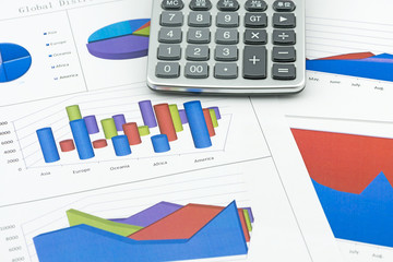 Obraz premium financial chart