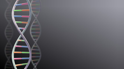 DNA Strand Helix Genome Medical Science image background.