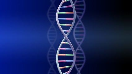 DNA Strand Helix Genome Medical Science image background.