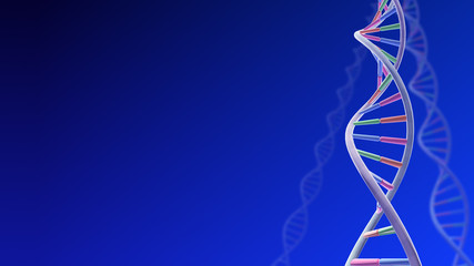 DNA Strand Helix Genome Medical Science image background.