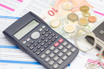 Scientific calculator to calculate finances or do mathematical and scientific calculations