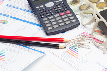 Scientific calculator to calculate finances or do mathematical and scientific calculations