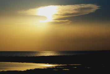 Sunset at Penisola della Strea - Salento, Italy