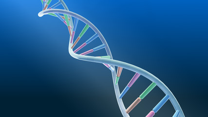 DNA Strand Helix Genome Medical Science image background.