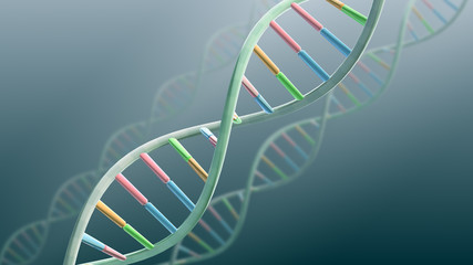 DNA Strand Helix Genome Medical Science image background.