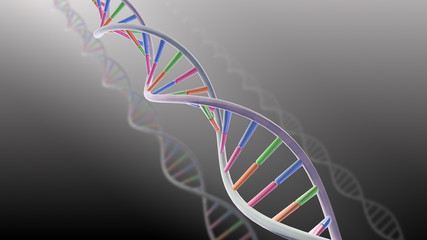DNA Strand Helix Genome Medical Science image background.
