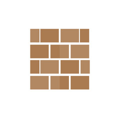 Brick wall icon vector illustration design