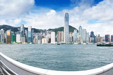 Naklejka premium Hong Kong harbour