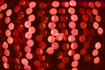Defocused Christmas Bokeh light.