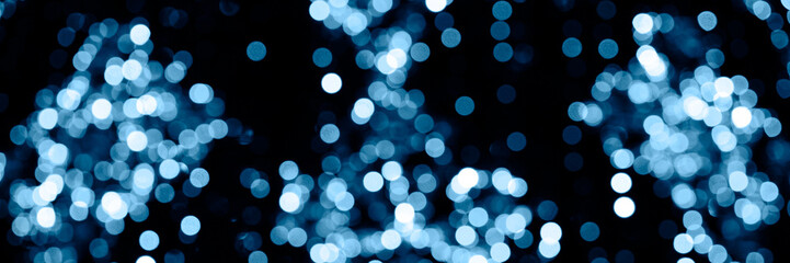 Defocused Christmas Bokeh light.