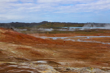 Beautiful view of the landscape in Iceland
