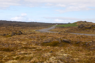 Beautiful view of the landscape in Iceland