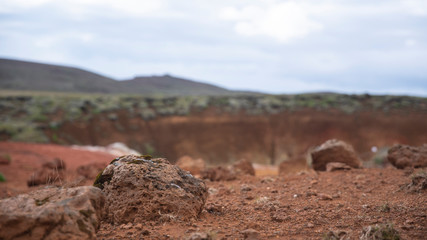 Beautiful view of the landscape in Iceland