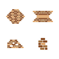Brick wall icon vector illustration design