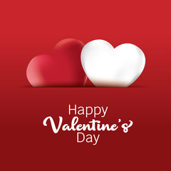 Valentines day sale background with Heart Shaped Balloons. Vector illustration.banners.Wallpaper.flyers, invitation, posters, brochure, voucher discount.