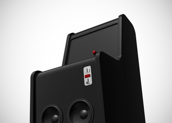 Obraz premium Arcade Machine Retro Gaming Style With Joystick and Buttons 3D Render