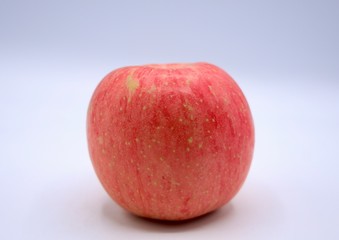 red apple isolated on white background