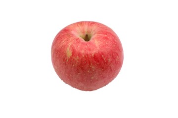 red apple isolated on white background